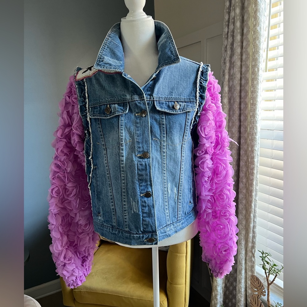 Cha Cha With Me Custom Jean Jacket - image 2